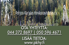 Pohjois-Karjalan Hirvikoirayhdistys ry logo